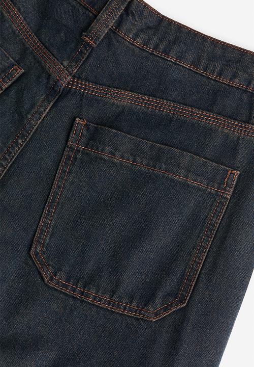 H&M - Denim cargo trousers - dark denim blue