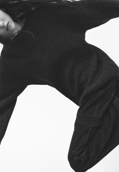 H&M - Denim cargo trousers - dark denim blue