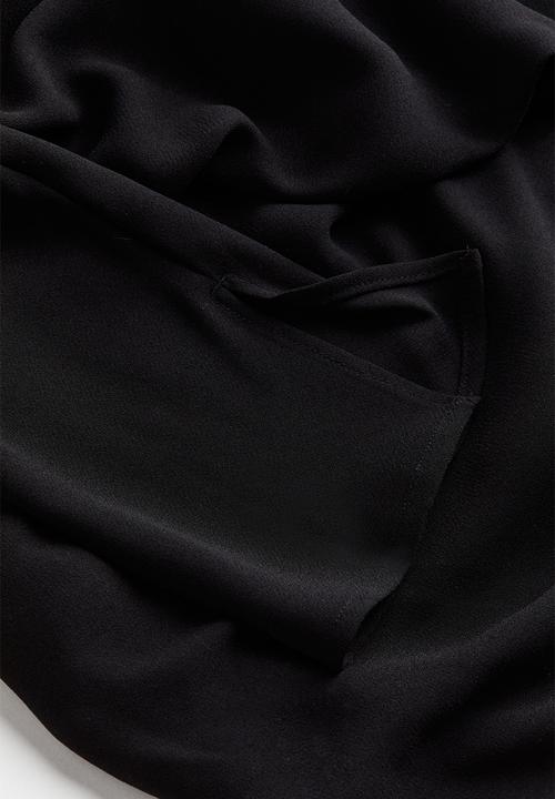 H&M - Cowl-neck blouse - black