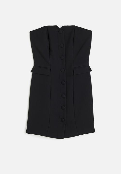 H&M - Bandeau dress - black