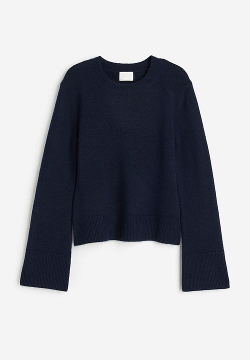 H&M - Fine-knit jumper - navy blue