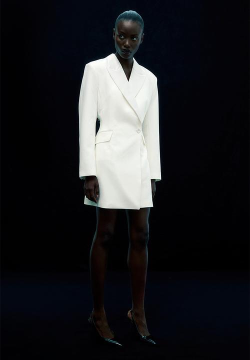 H&M - Fitted blazer dress - white
