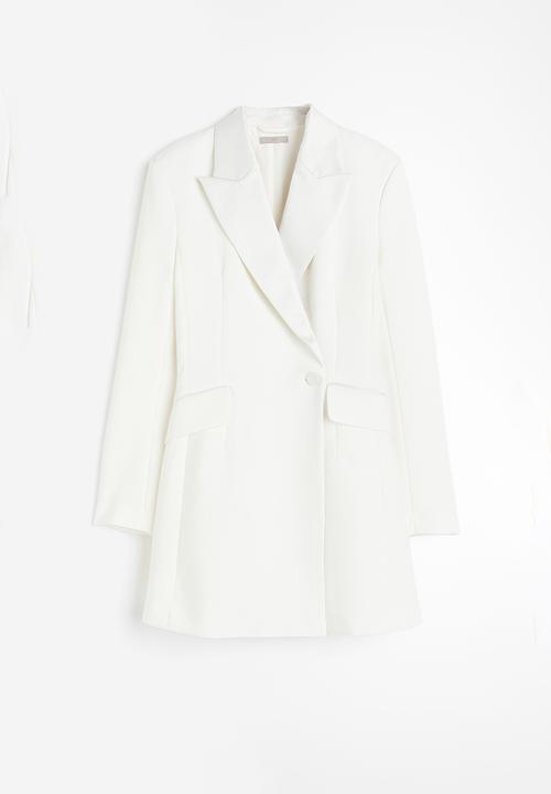 H&M - Fitted blazer dress - white
