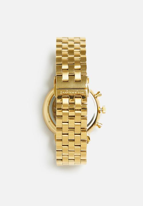 Kapten & Son - Chrono Gold Steel - Gold