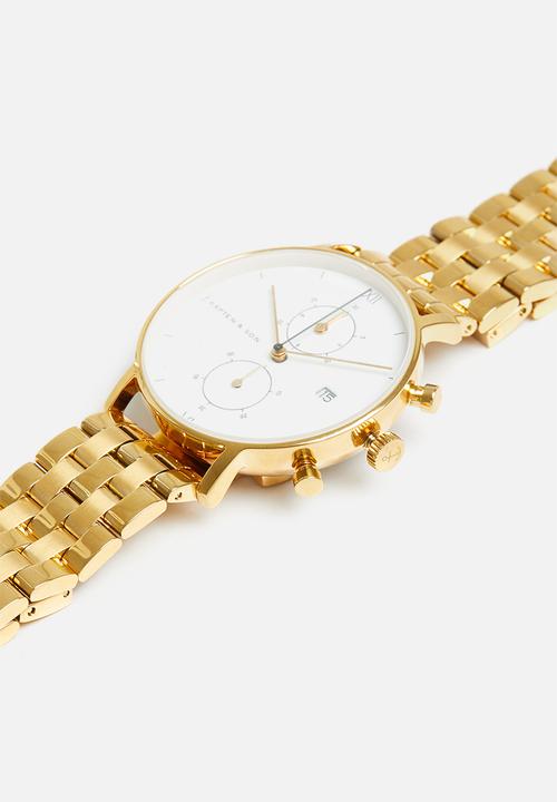 Kapten & Son - Chrono Gold Steel - Gold