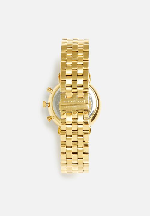 Kapten & Son - Chrono - gold black steel