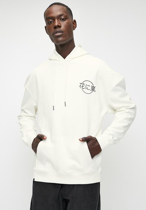 Superbalist - Oversize Sup Fashion Print Hoodie - Ecru