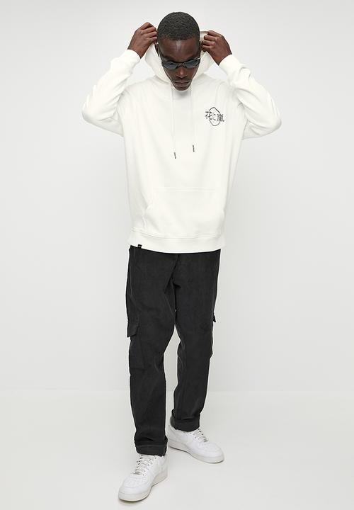 Superbalist - Oversize Sup Fashion Print Hoodie - Ecru