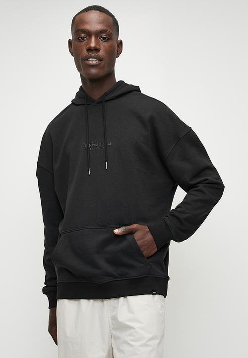Superbalist - Oversize Sup Fashion Print Hoodie - Black