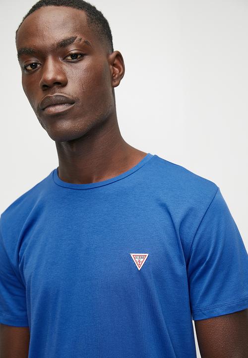 GUESS - Joe single crew neck short sleeve - adventure blue