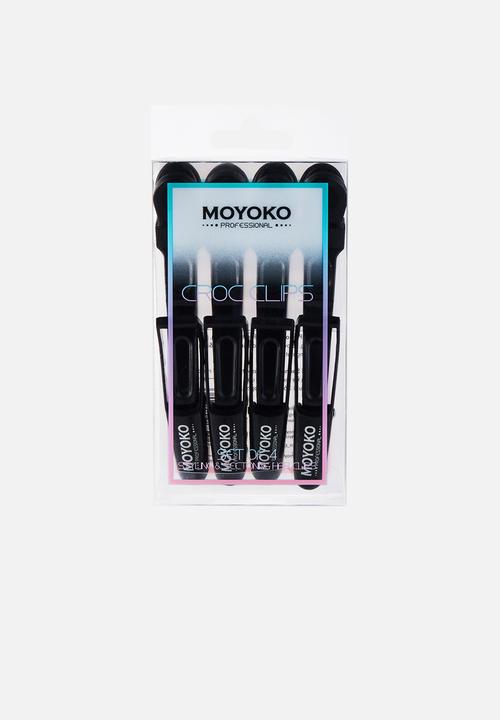 Moyoko Professional - Professional Croc Clips - Hair Styling Clips for Sectioning - Black