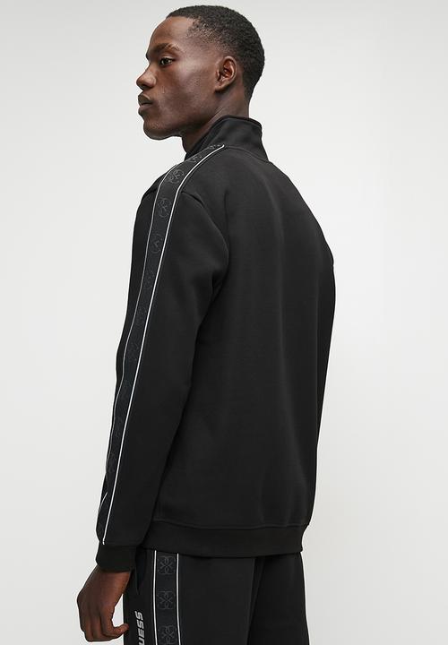 GUESS - Mickey full zip sweatshirt - jet black a996