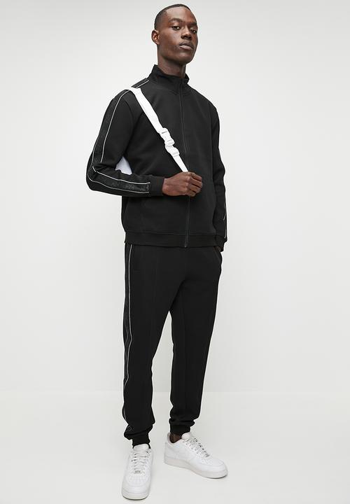GUESS - Mickey full zip sweatshirt - jet black a996
