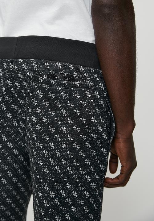 GUESS - Korbin pant - 4g aop jet black
