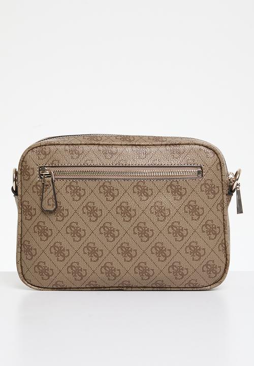 GUESS - Meridan camera bag - latte