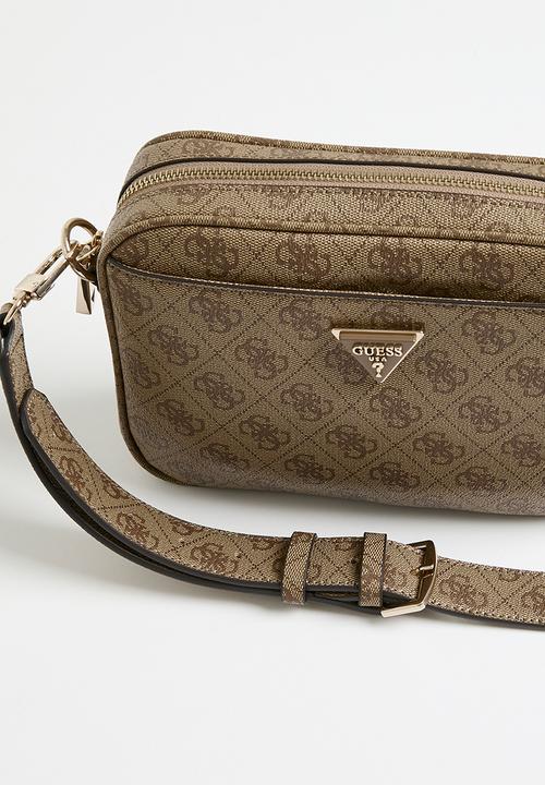 GUESS - Meridan camera bag - latte