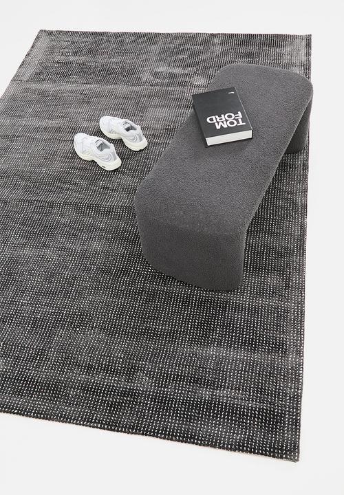 Sixth Floor - Plush Viscose Rug - Charcoal