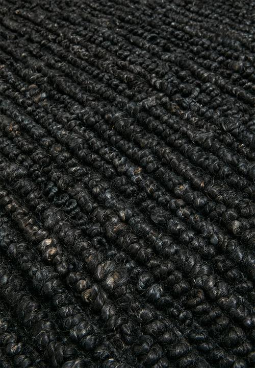Sixth Floor - Hand Woven Chunky Jute Rug - Midnight