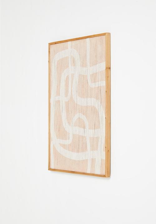 Sixth Floor - Rope Wall Plaque-Beige