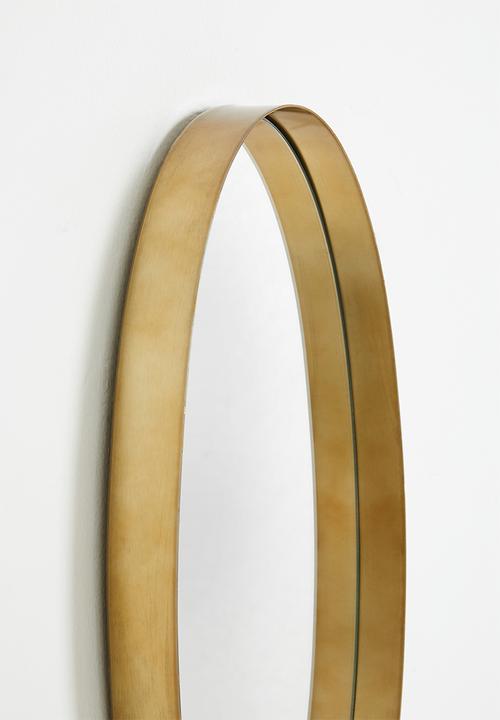 Sixth Floor - Mirror Oval - Gold
