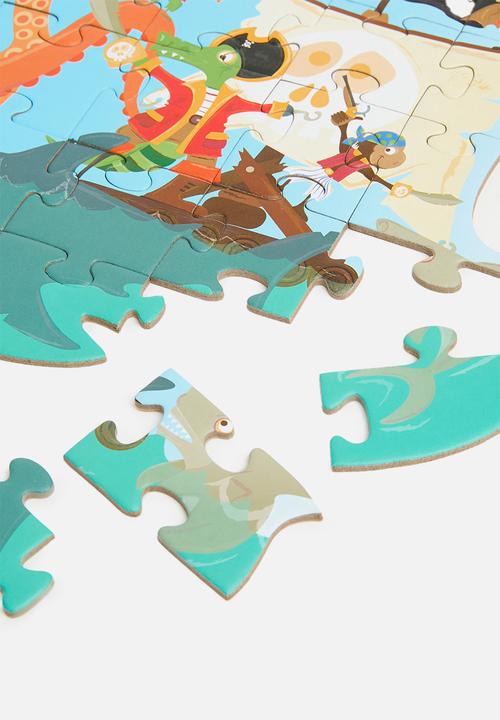 Scratch Europe - Compact puzzle 29 piece pirate - multi