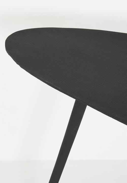Sixth Floor - Aluminum table - Black