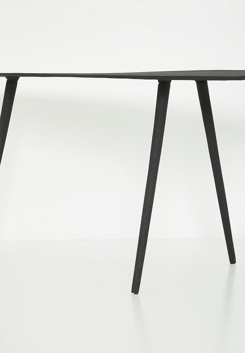 Sixth Floor - Aluminum table - Black
