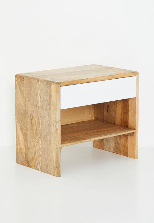 Sixth Floor - Delia wooden Bed Side Table - Natural
