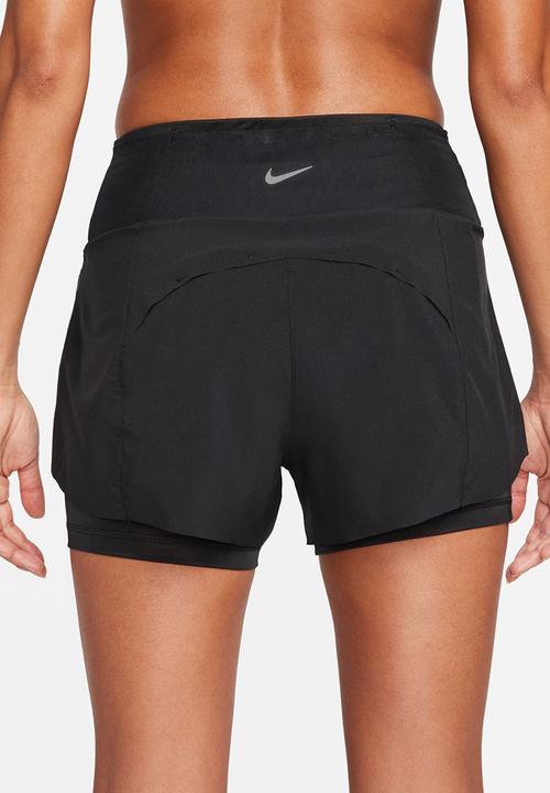Nike - Nike Dri-FIT Swift Women's Mid-Rise Short - Black/reflective silver