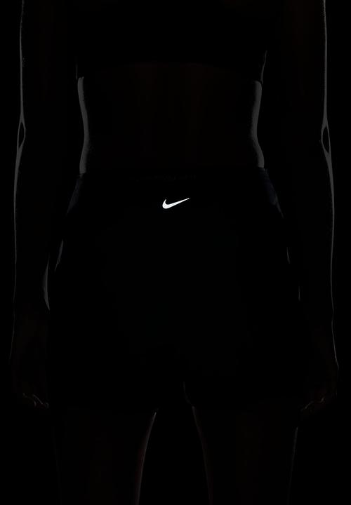 Nike - Nike Dri-FIT Swift Women's Mid-Rise Short - Black/reflective silver