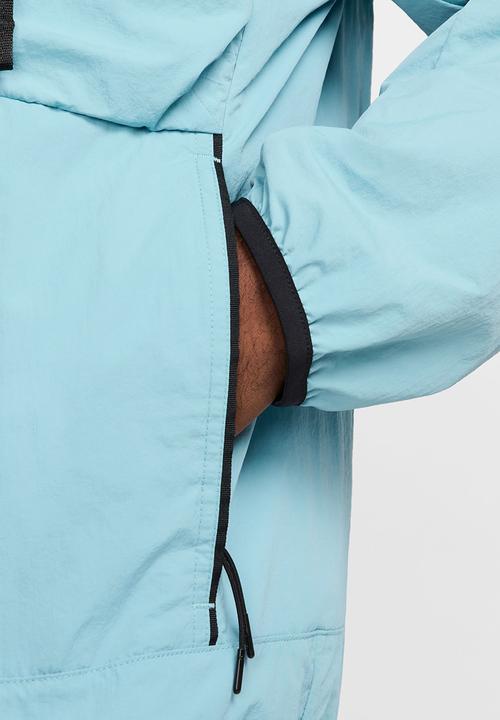 Nike - Tech woven jacket- denim turq/black