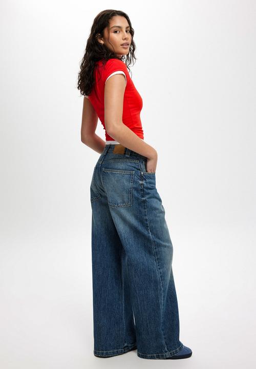 Cotton On - Super Baggy Jean - Blue Dusk