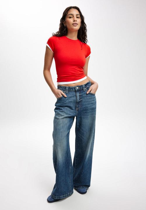 Cotton On - Super Baggy Jean - Blue Dusk