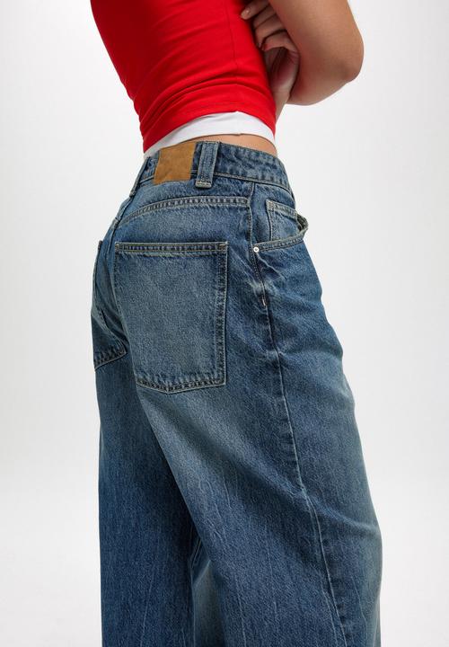 Cotton On - Super Baggy Jean - Blue Dusk