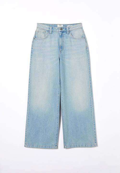 Cotton On - Super Baggy Jean - Sunfaded Blue