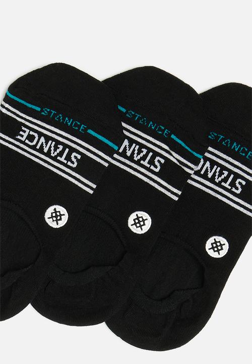 Stance Socks - Basic 3 pack no show - black