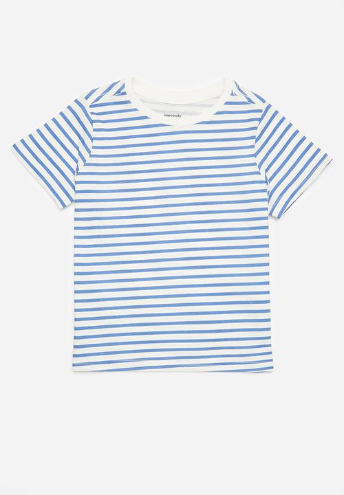 Pop Candy - 2 Pack graphic tee - navy stripe