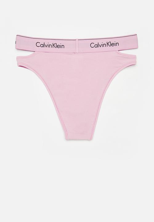 Calvin Klein - High leg tanga - mauve mist