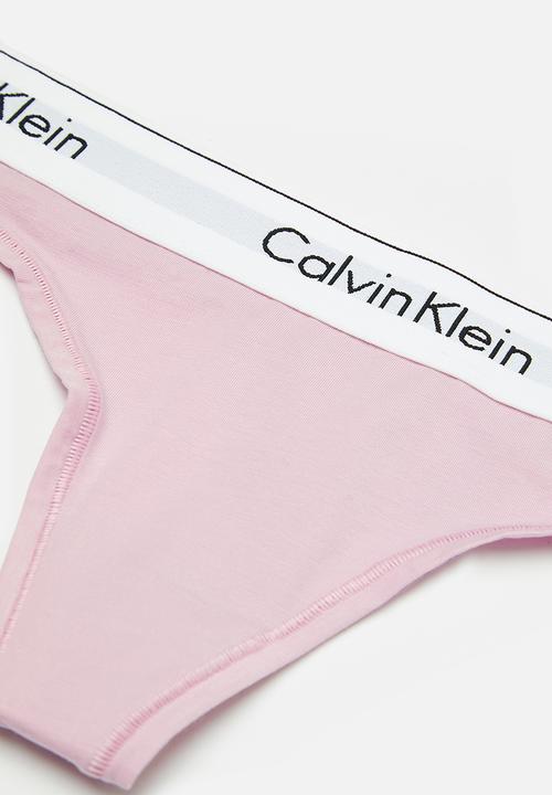 Calvin Klein - Eftw thong - mauve mist