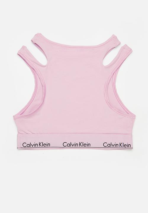 Calvin Klein - Unlined bralette - mauve mist
