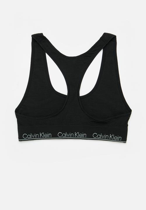 Calvin Klein - Racerback bralette - black