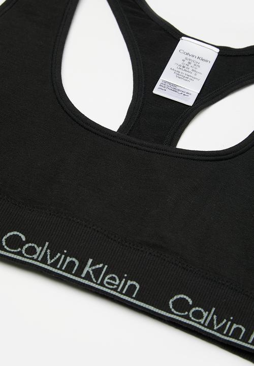 Calvin Klein - Racerback bralette - black