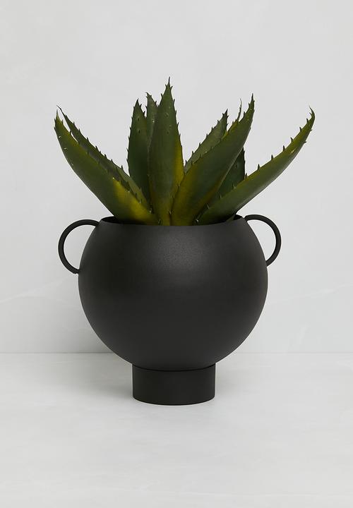 Sixth Floor - Iron Planter - Black