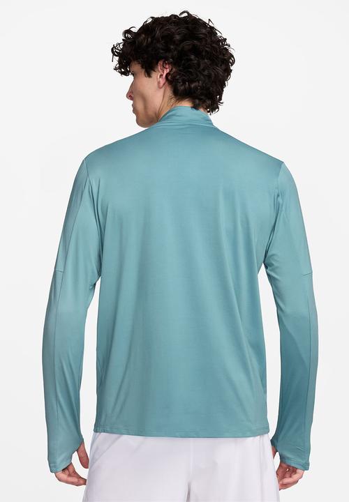 Nike -  Element Dri-FIT 1/2-Zip Run top- denim turq/reflective silver