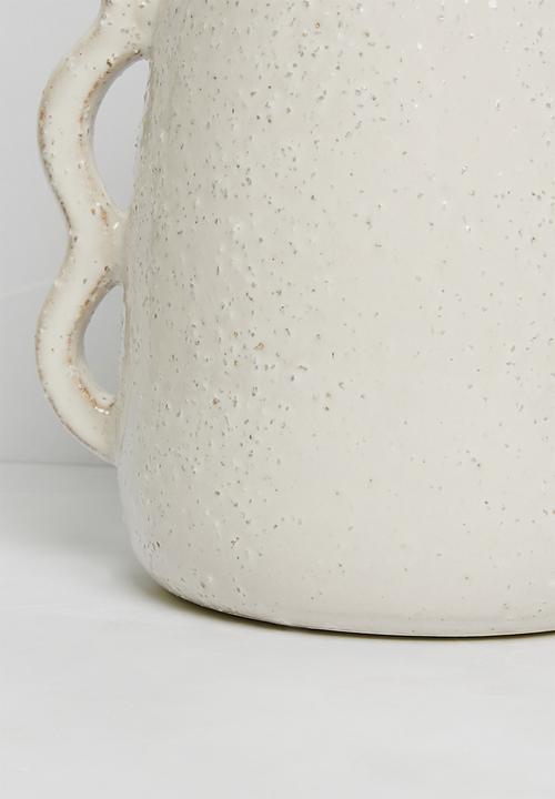 Sixth Floor - Stoneware Vase - Cream