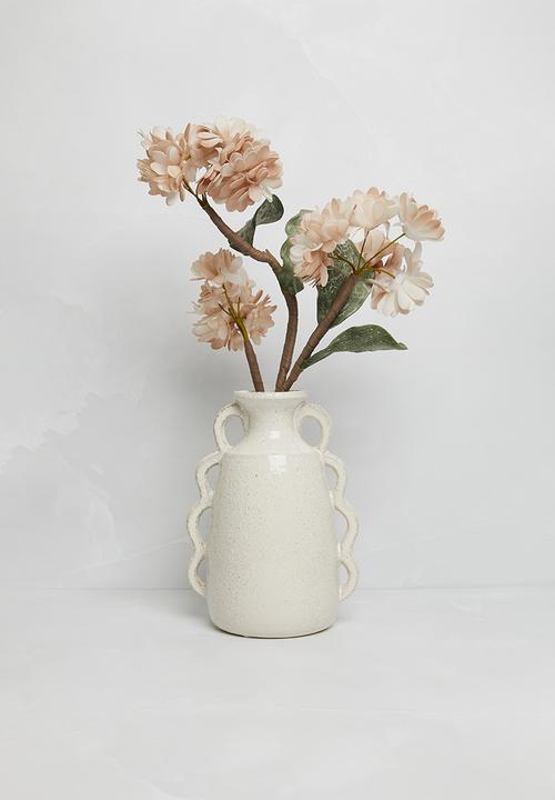 Sixth Floor - Stoneware Vase - Cream