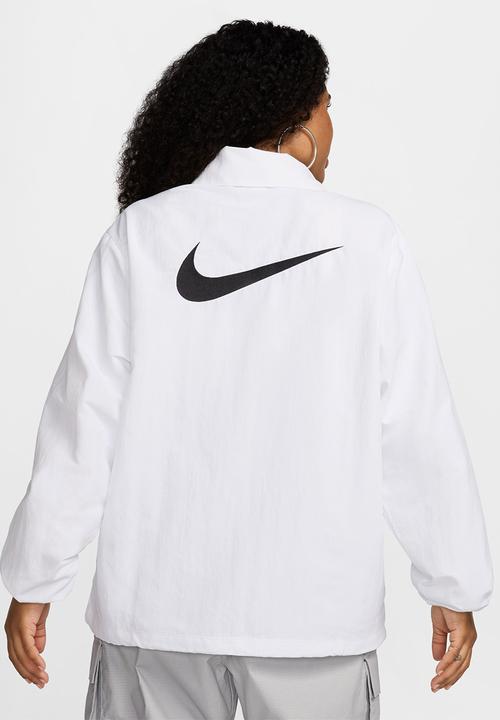 Nike - Nike Sportswear Women's Oversized Woven Jacket - white/black