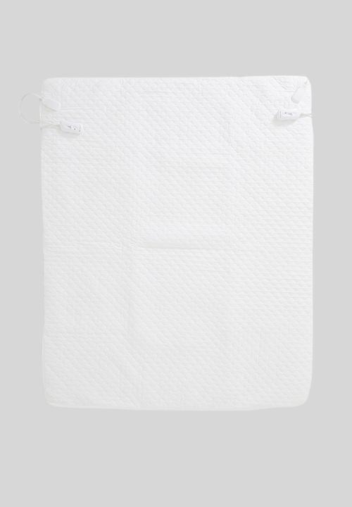 Pure Pleasure - Quilted Cotton Fitted Electric Blanket - white