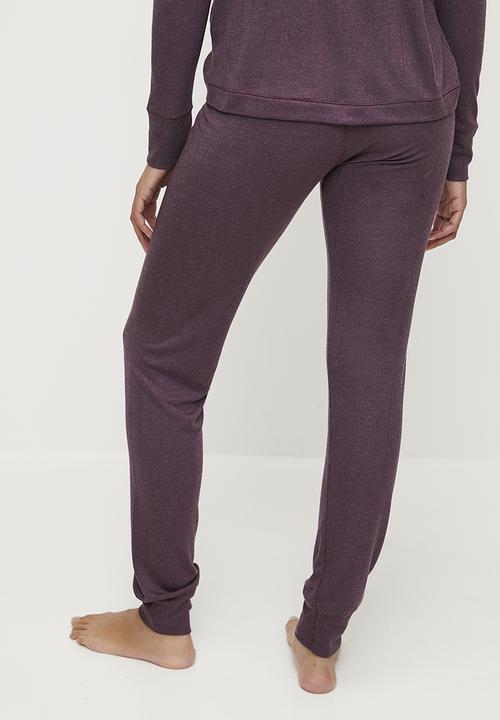 Jockey - Luxury modal long pants - purple