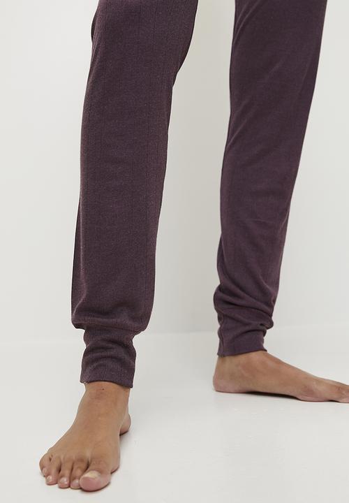 Jockey - Luxury modal long pants - purple